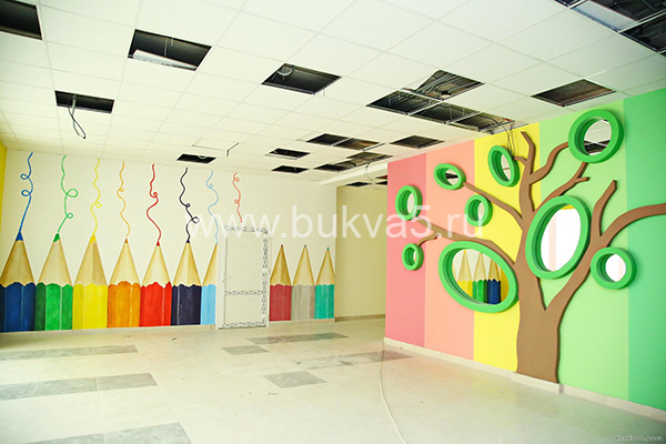 Оформление стен в школе в Москве, низкая цена | bukva5.ru
