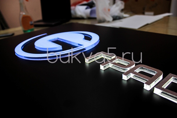 светодиодная подсветка логотипа